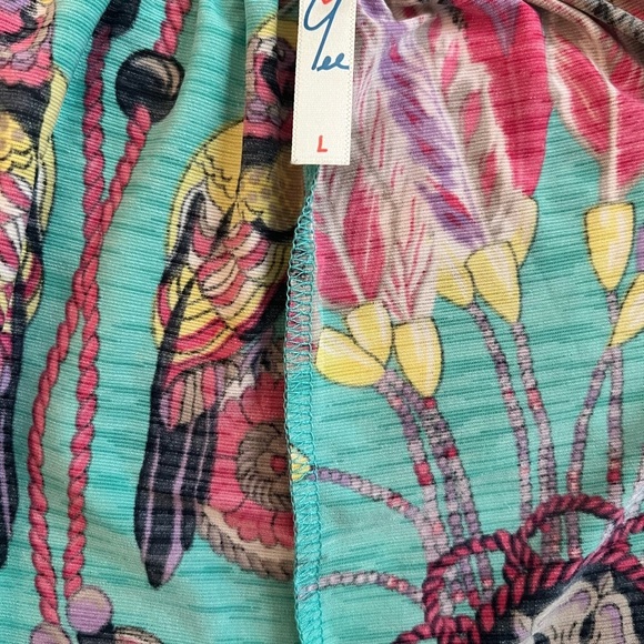 👗 Anthropologie-Inspired Boho Feather Tie-Front Dress - Size Large - Picture 7 of 7